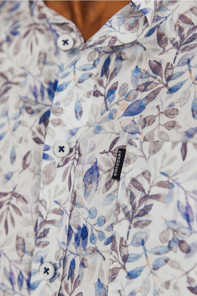 POPLIN OVERHEMD MET ALLOVER PRINT 264 15910 1611
